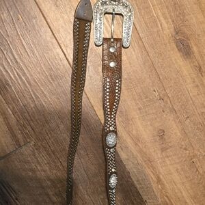 Blingy Western Belt - Unsure Of Brand
